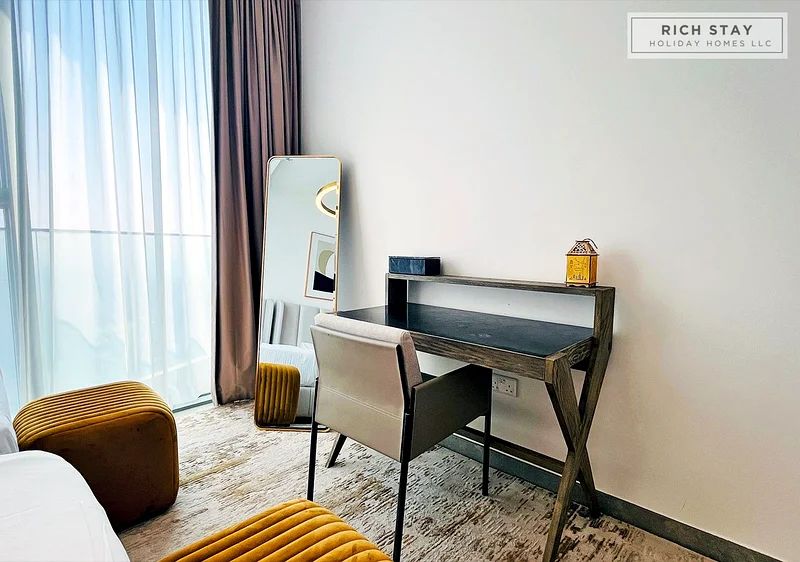3BR Corner Unit | High-Floor | Spacious | Sea & Skyline Views - صورة 10