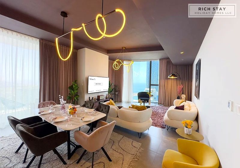 High-Floor | Marina & Sea Views - صورة 10