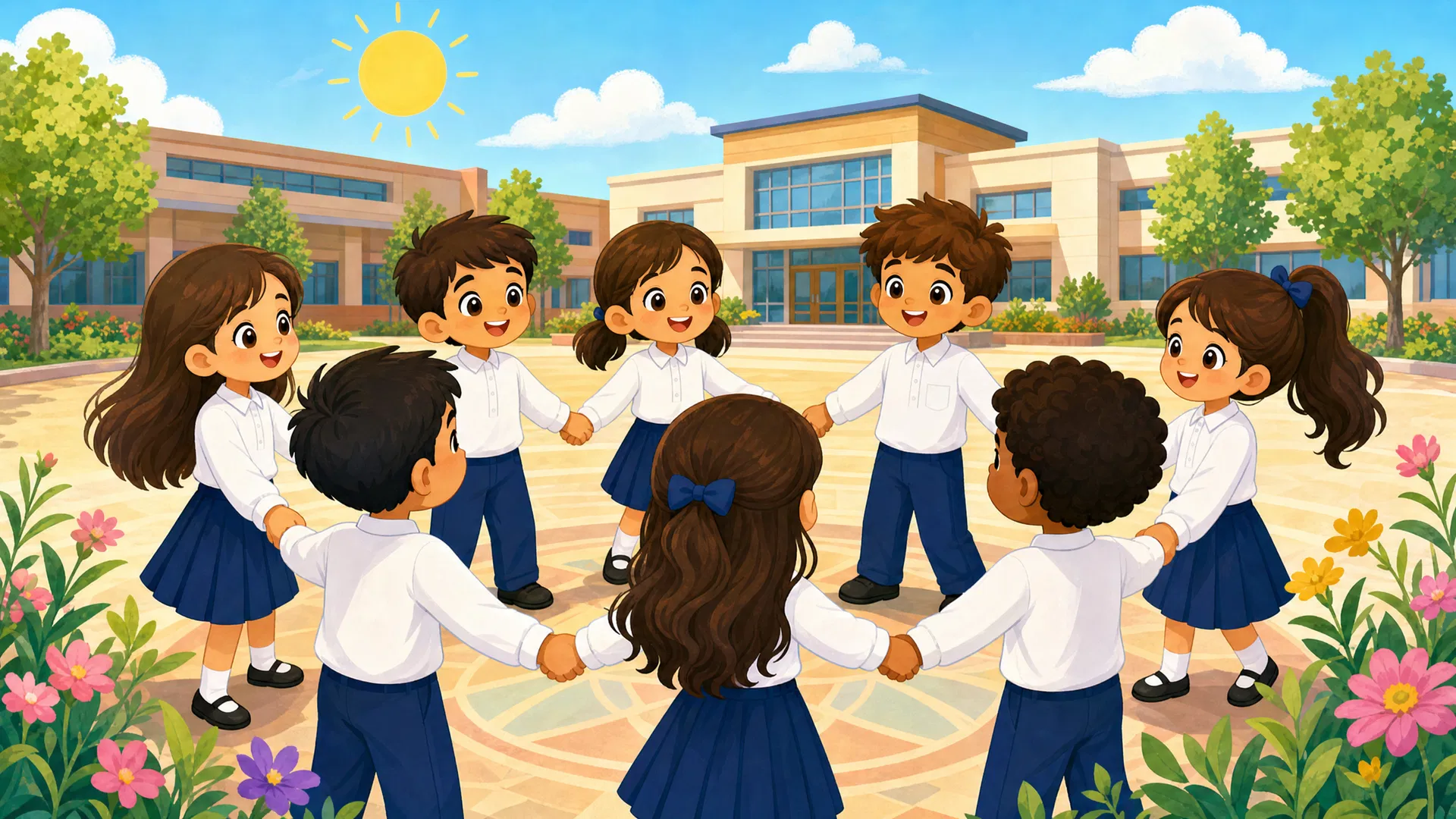 أطفال متعاونون