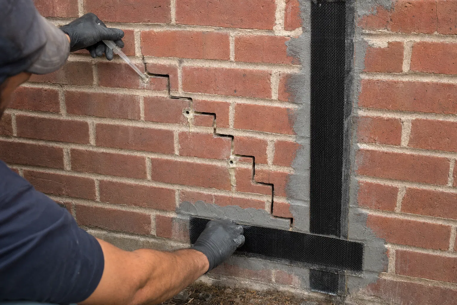 Crack Repair & Wall Stabilization