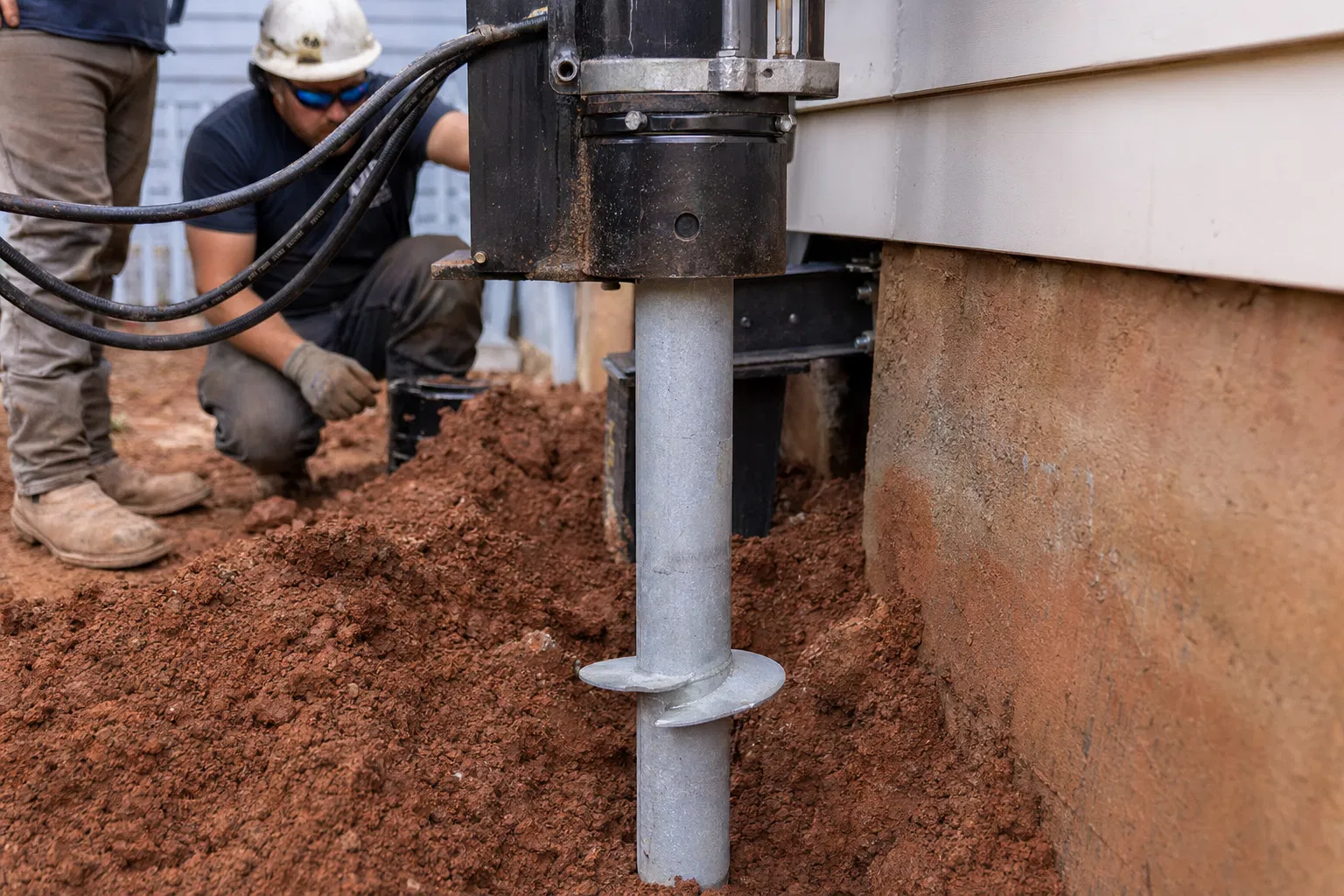 Helical & Push Piers (Underpinning)