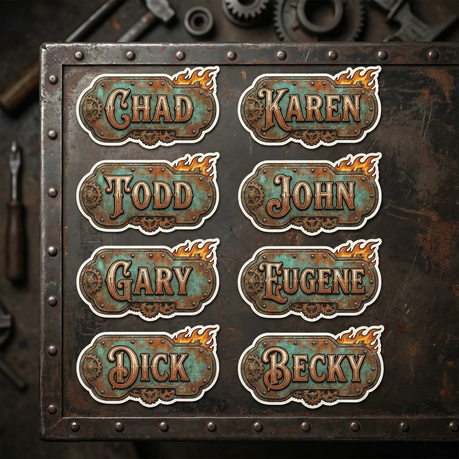 Dumpster Fire Sticker Pack (8 pcs)