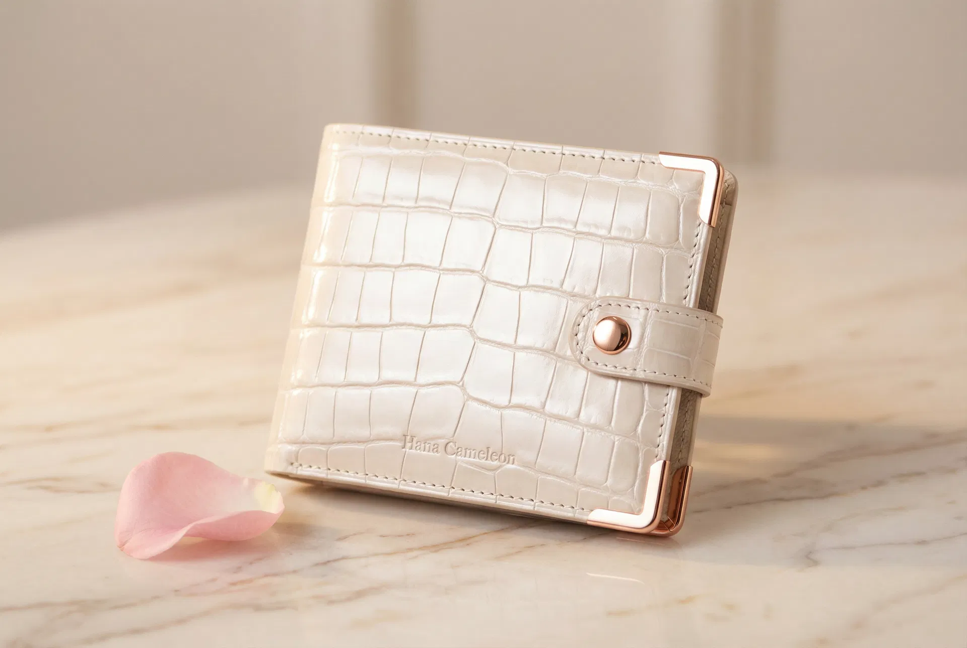 津田梅子のためにオーダーメイドされたクロコダイル財布