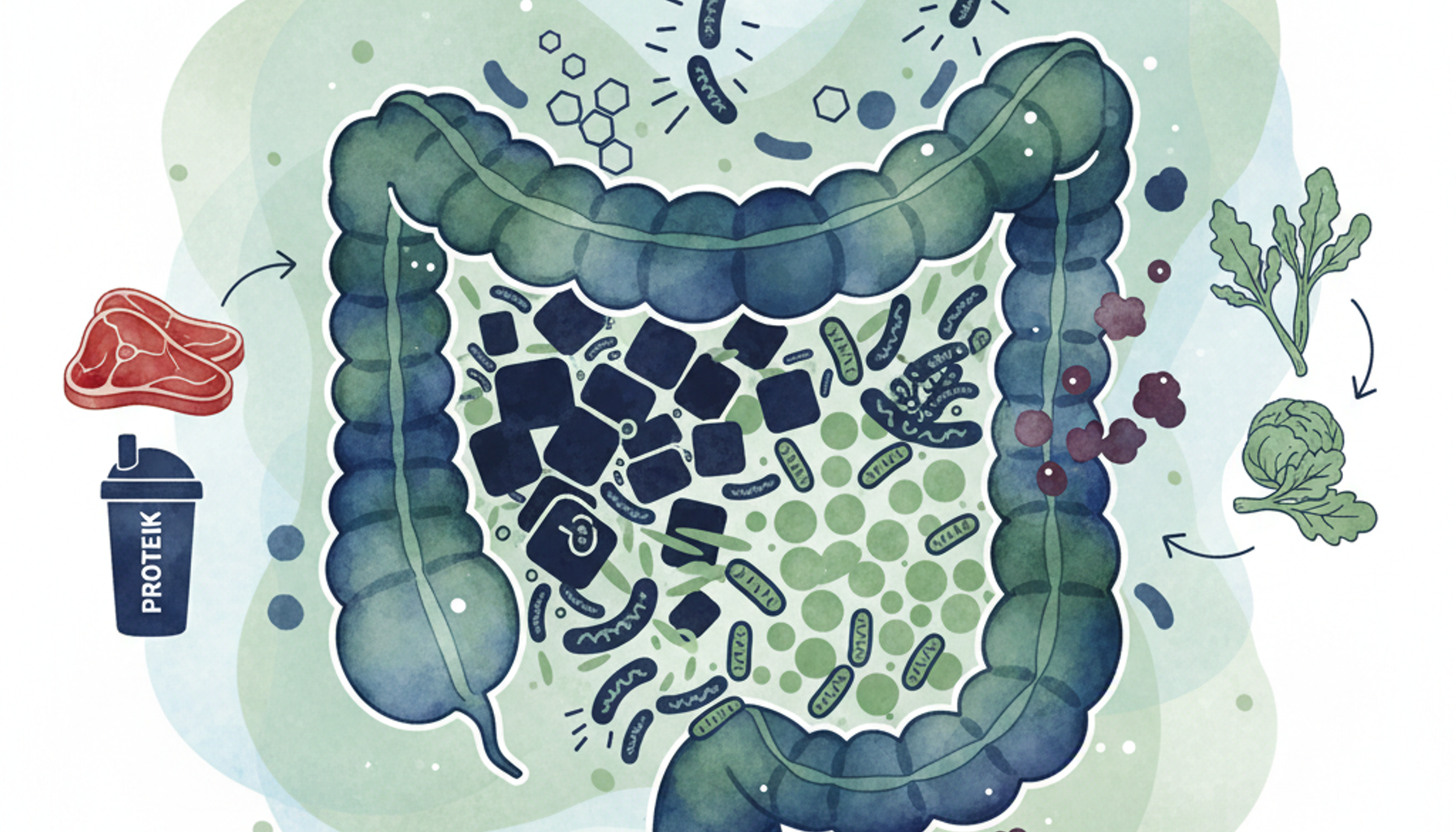 Quando le proteine diventano troppe e le fibre troppo poche: cosa succede nell'intestino e al nostro microbiota