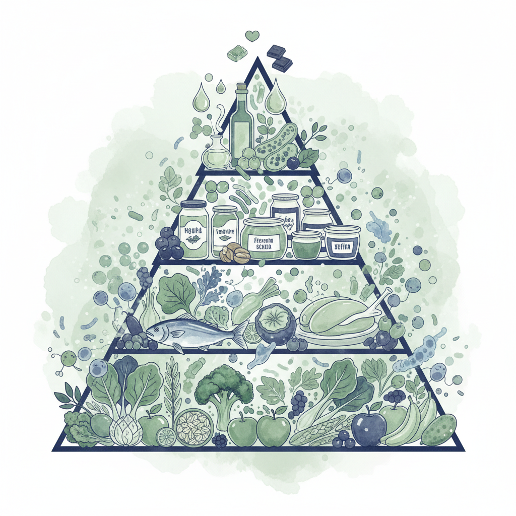 Piramide alimentare per un microbiota sano