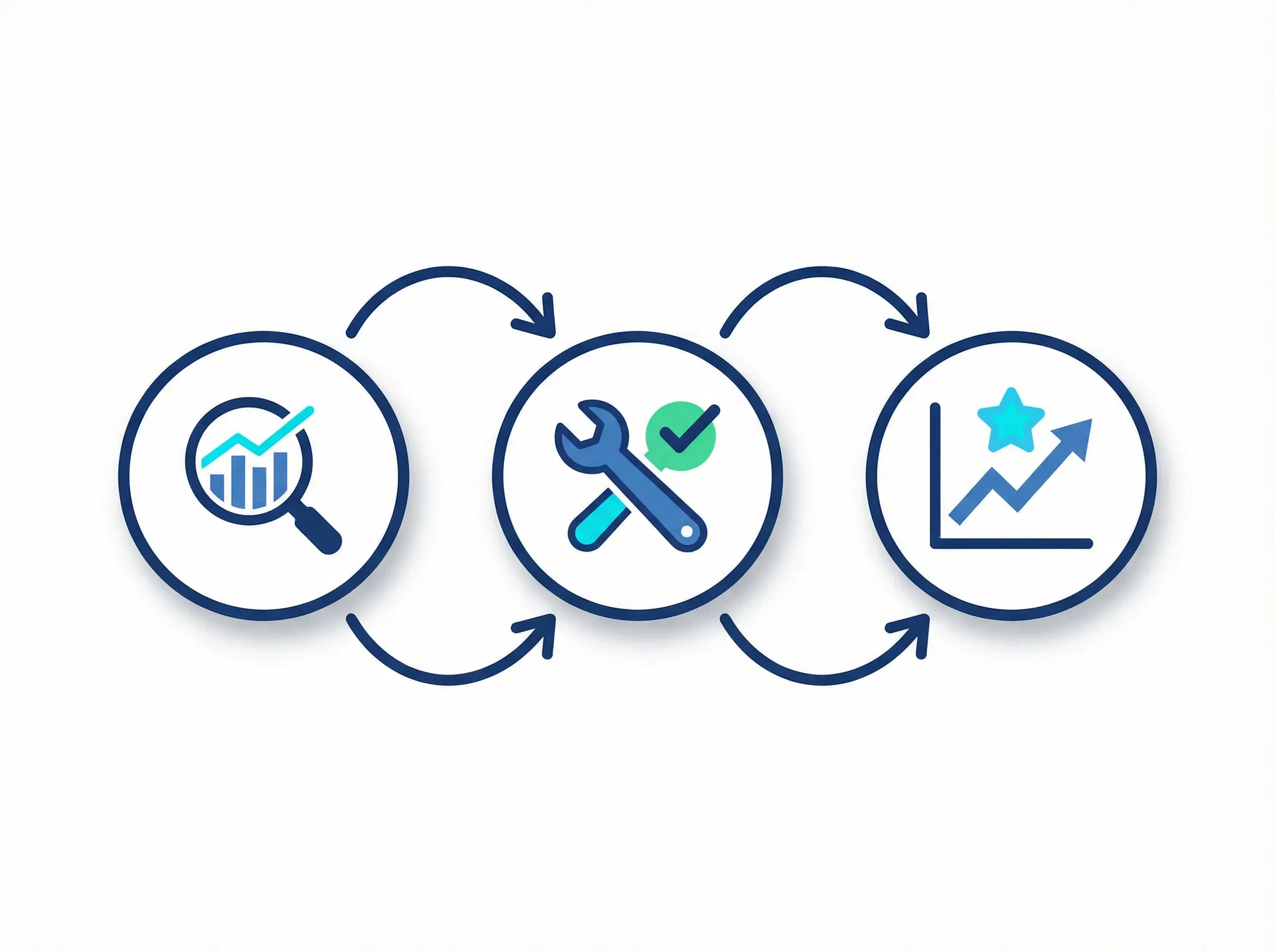 SEO診断・修正・確認のプロセス