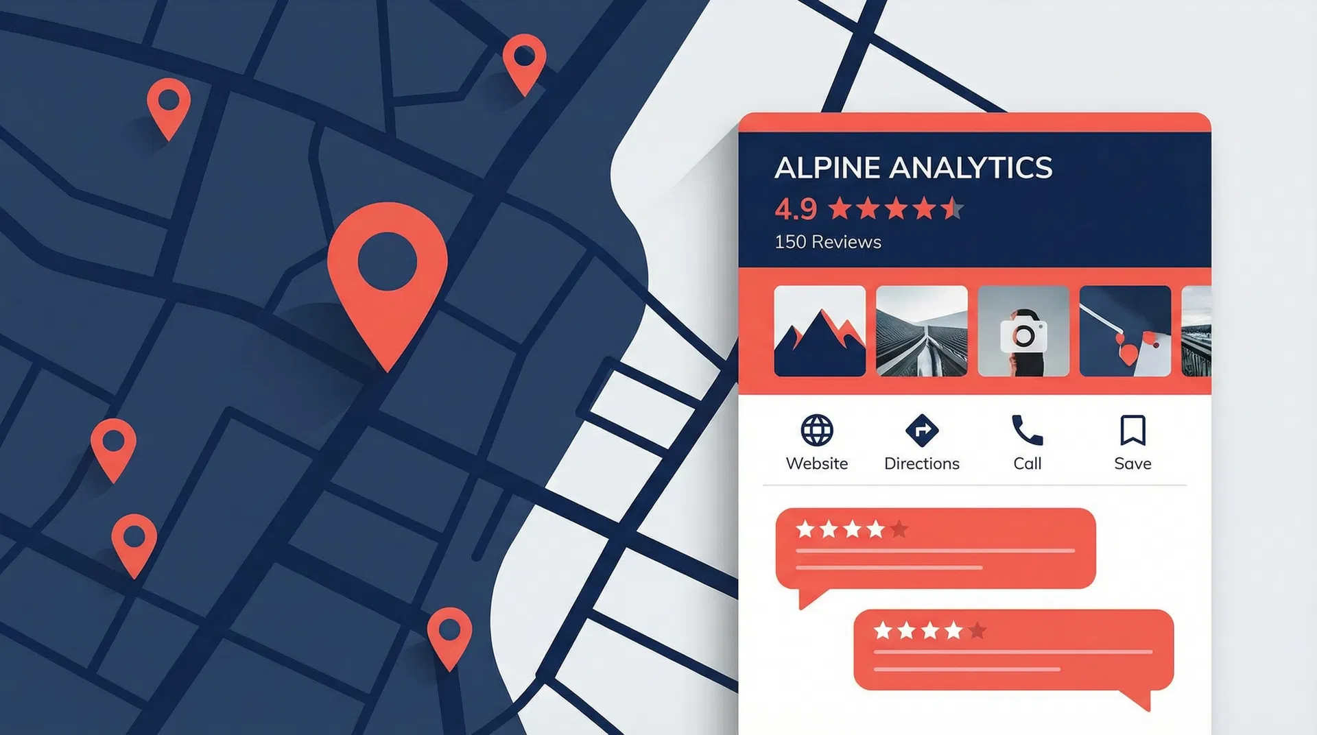 Googleビジネスプロフィール分析イメージ