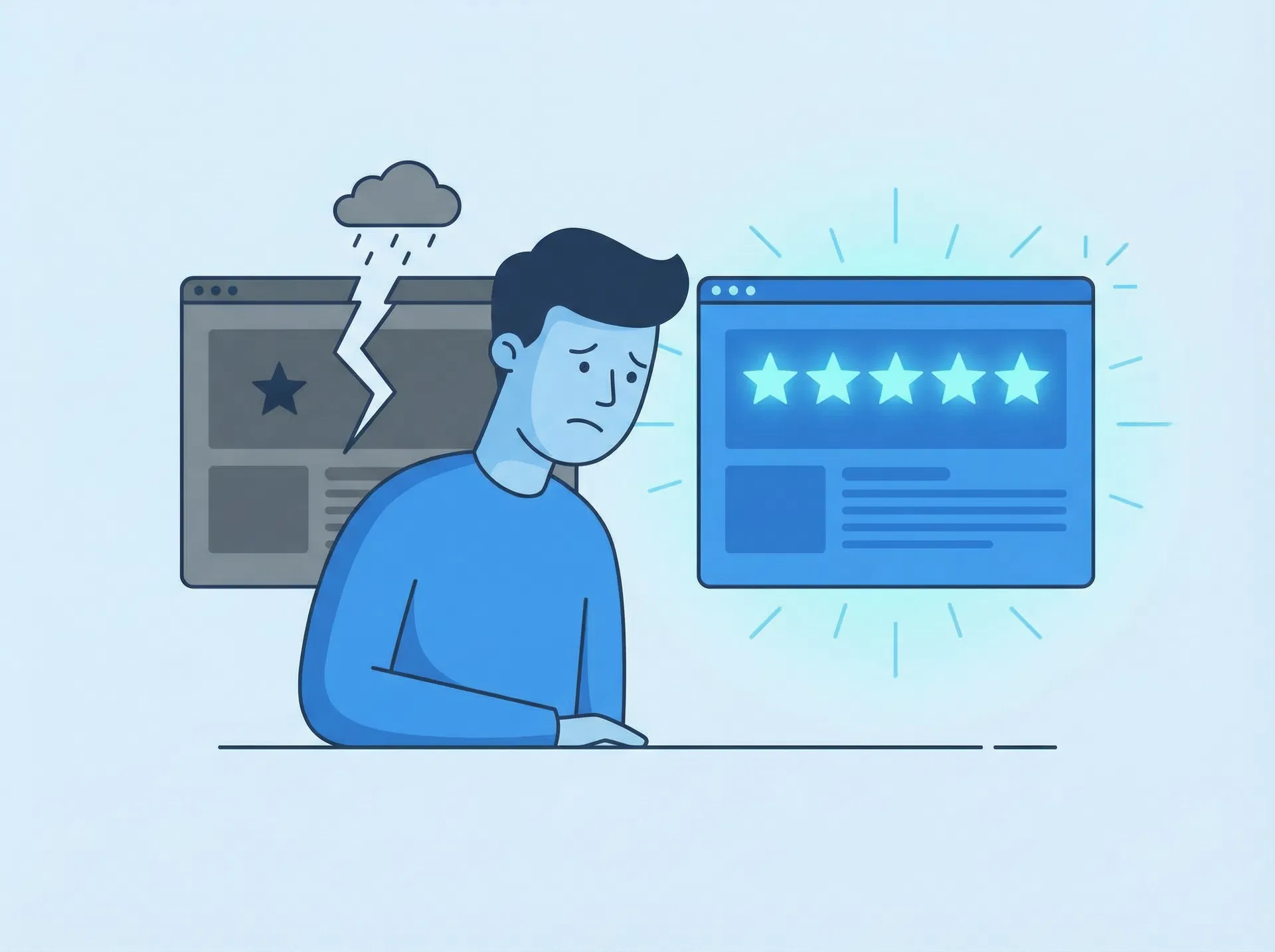 競合他社のサイトと比べて見劣りする気がする