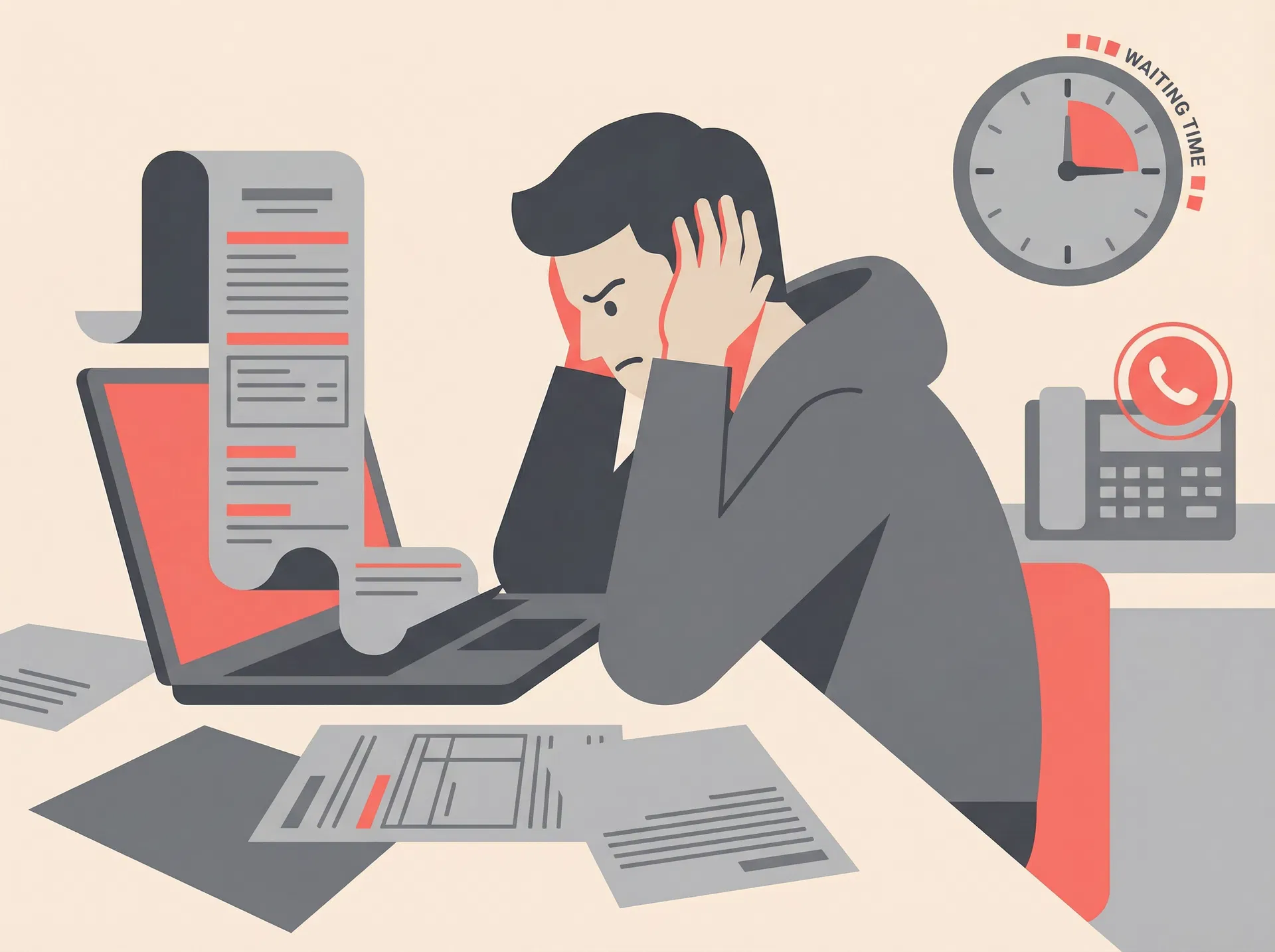 従来のメールフォーム方式のイメージ