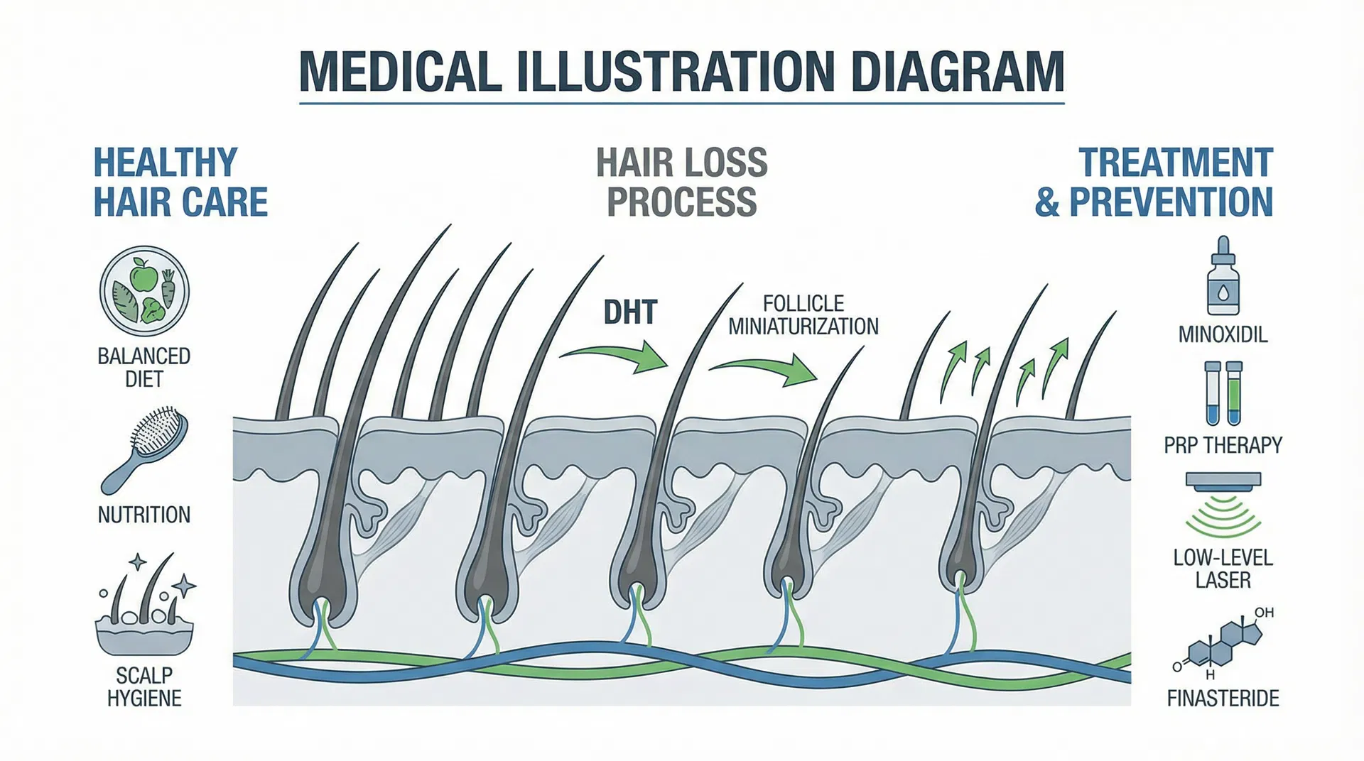 العناية بالشعر في الصيف