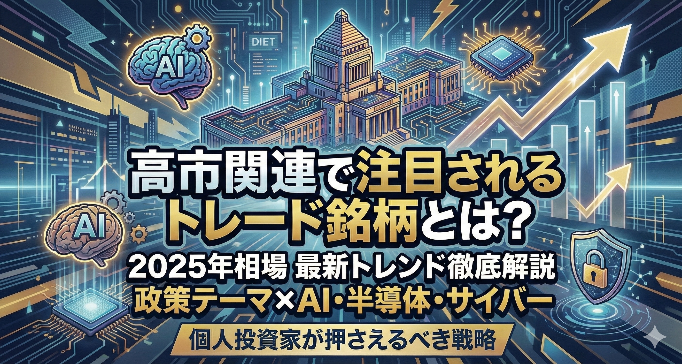 高市関連で注目されるトレード銘柄とは?2025年相場で個人投資家が押さえるべき最新トレンド徹底解説