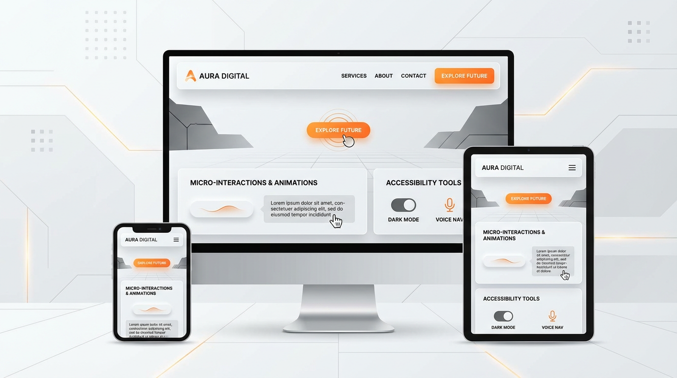 2025 年網頁設計趨勢:微互動與無障礙設計的時代