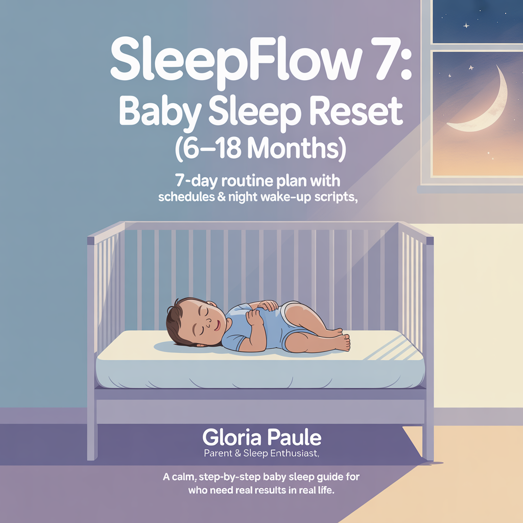 SleepFlow 7: Baby Sleep Reset (6-18 Months) - Book Cover