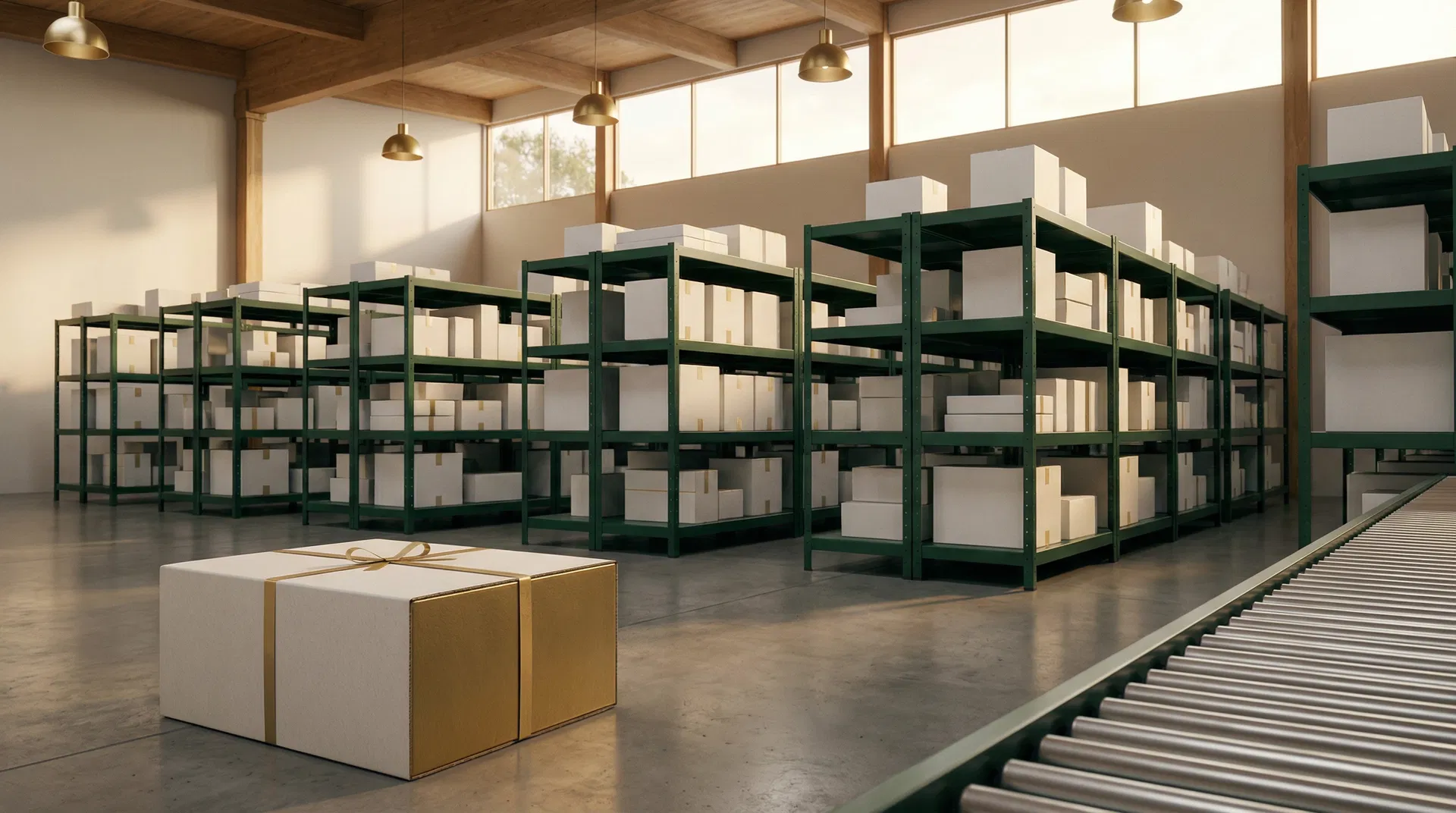Modern fulfillment warehouse