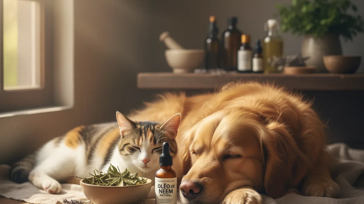 Segurança do Óleo de Neem para Cães e Gatos — Neem e Azadiractina: O Poder Natural Contra Insetos em Pets