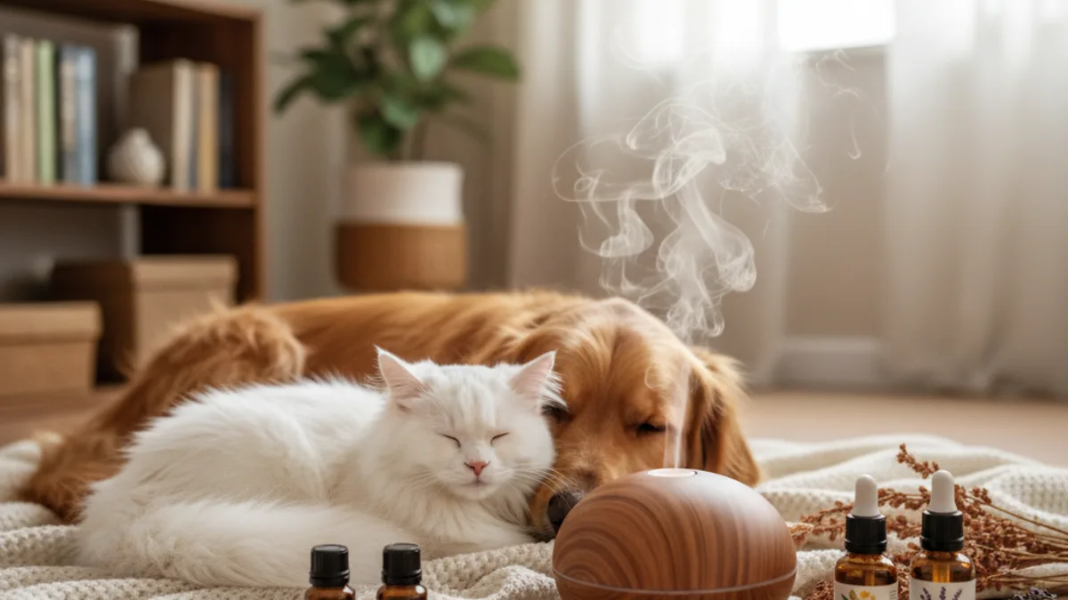 The Role of Aromatherapy in Calming Anxious Pets — Natural Products for Pet Anxiety: Efficacy & Safety Guide