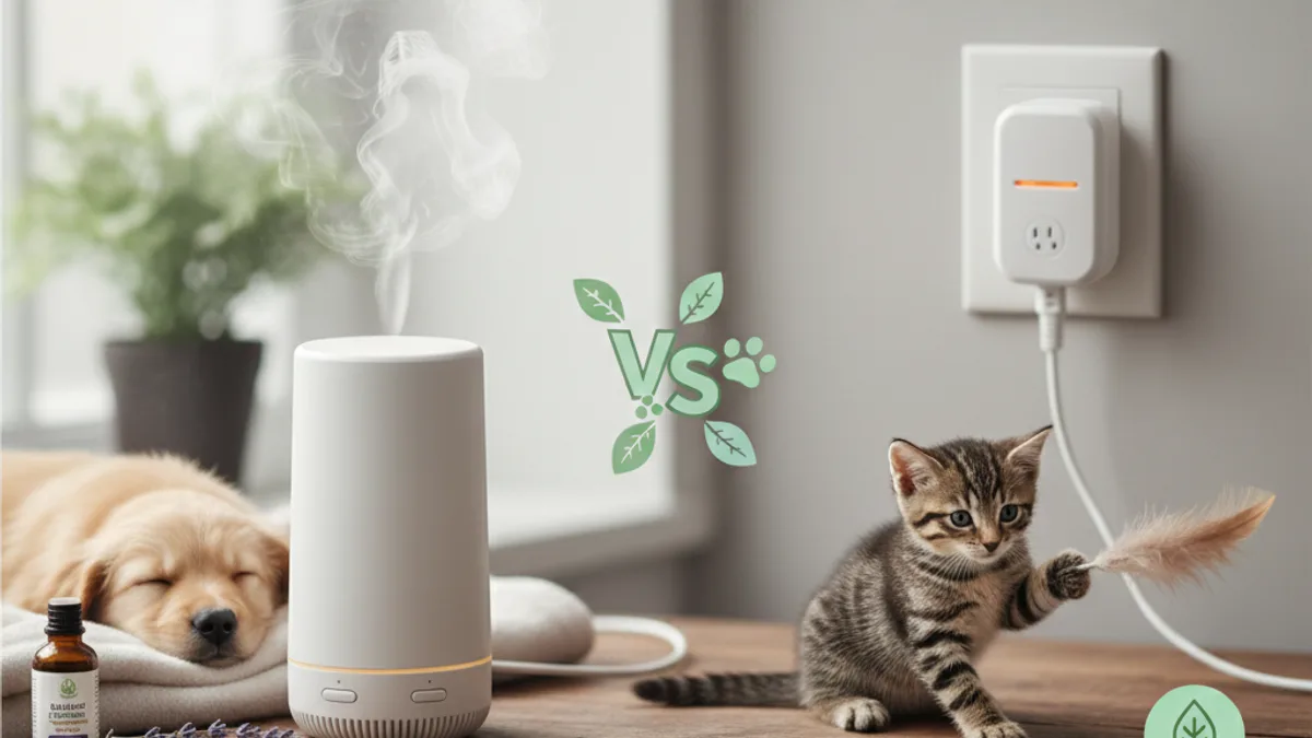 Tabela Comparativa: Difusor Ultrassônico vs. Difusor de Tomada — Comparativo: Difusor Ultrassônico vs. Difusor de Tomada para Aromaterapia Pet