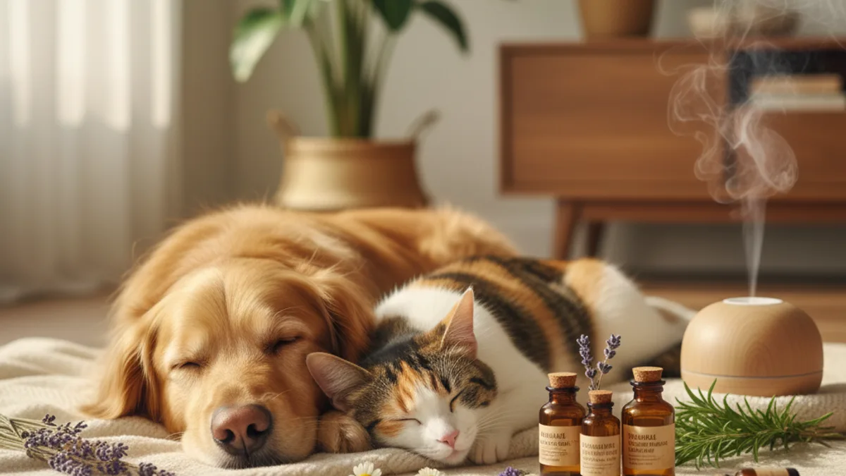 Desconsiderar a Sensibilidade Olfativa dos Pets — 5 Erros Comuns ao Usar Óleos Essenciais em Pets (e Como Evitá-los)
