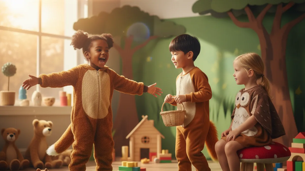 Fantasias de Animais e o Desenvolvimento Social — Fantasias de Animais: Magia do Faz de Conta no Desenvolvimento Infantil