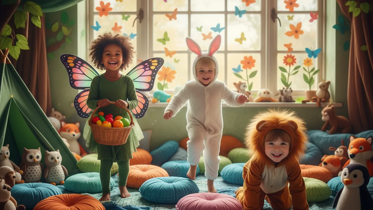 Tutorial: Criando um Cenário de Faz de Conta com Fantasias de Animais — Fantasias de Animais: Magia do Faz de Conta no Desenvolvimento Infantil