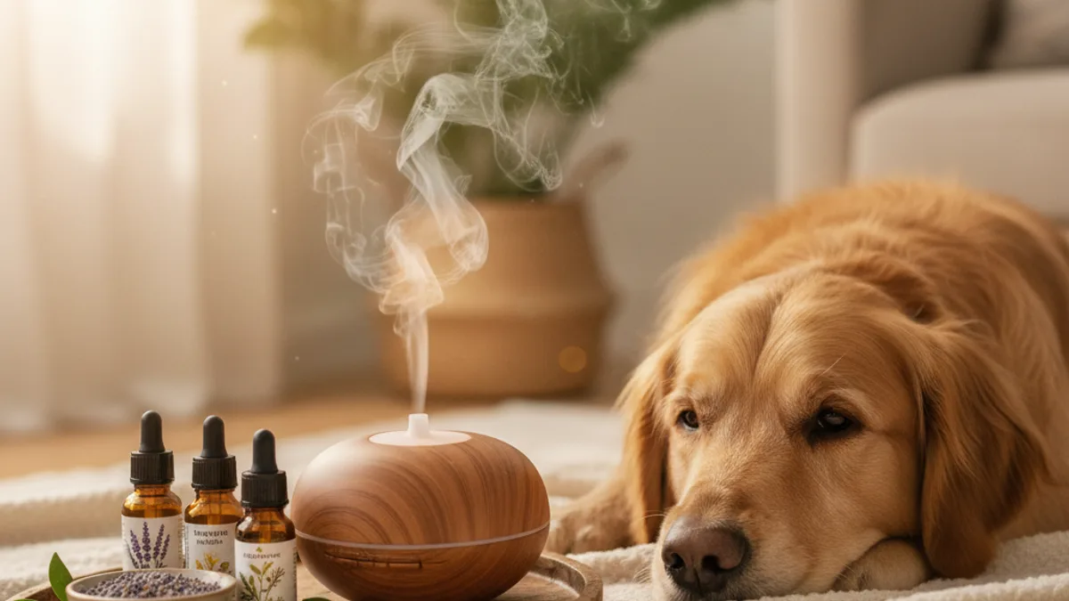 O Papel da Aromaterapia no Bem-Estar Canino — Aromaterapia para Cães: Sucesso contra Medo de Fogos