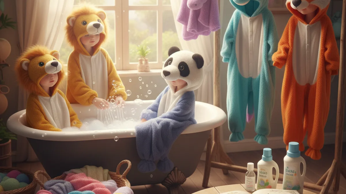 Guia Prático de Lavagem e Secagem para Prolongar a Vida Útil — Fantasia Infantil de Animal: Cuidados e Conservação Essenciais