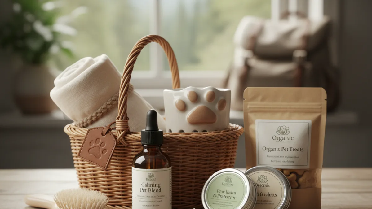 Componentes Essenciais do Kit de Viagem Natural para Pets — Kit Essencial de Produtos Naturais para Viagens com Seu Pet