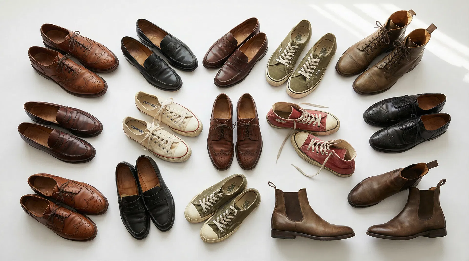 Collection of vintage shoes