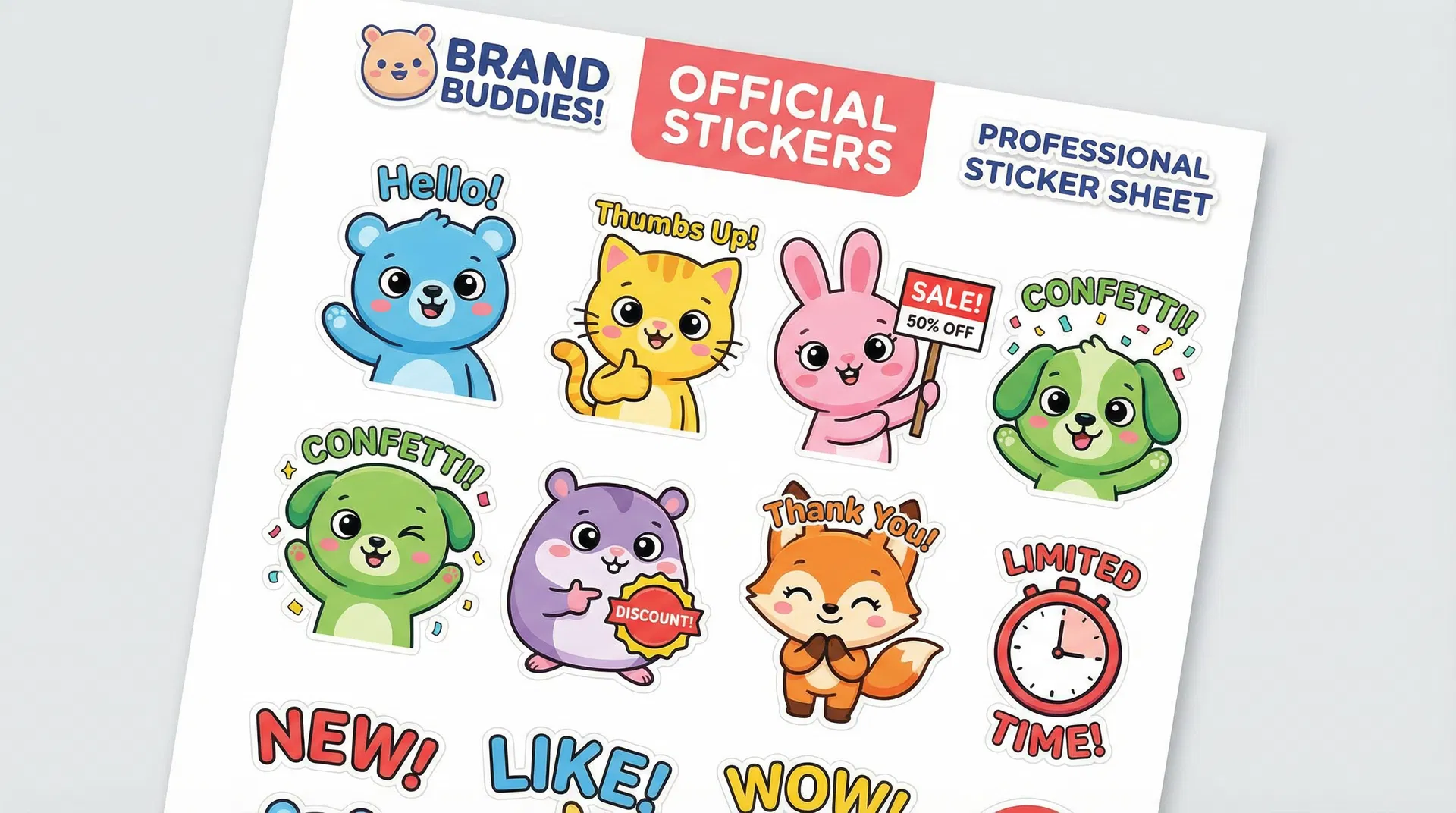 สติกเกอร์ LINE สำหรับโปรโมทแบรนด์