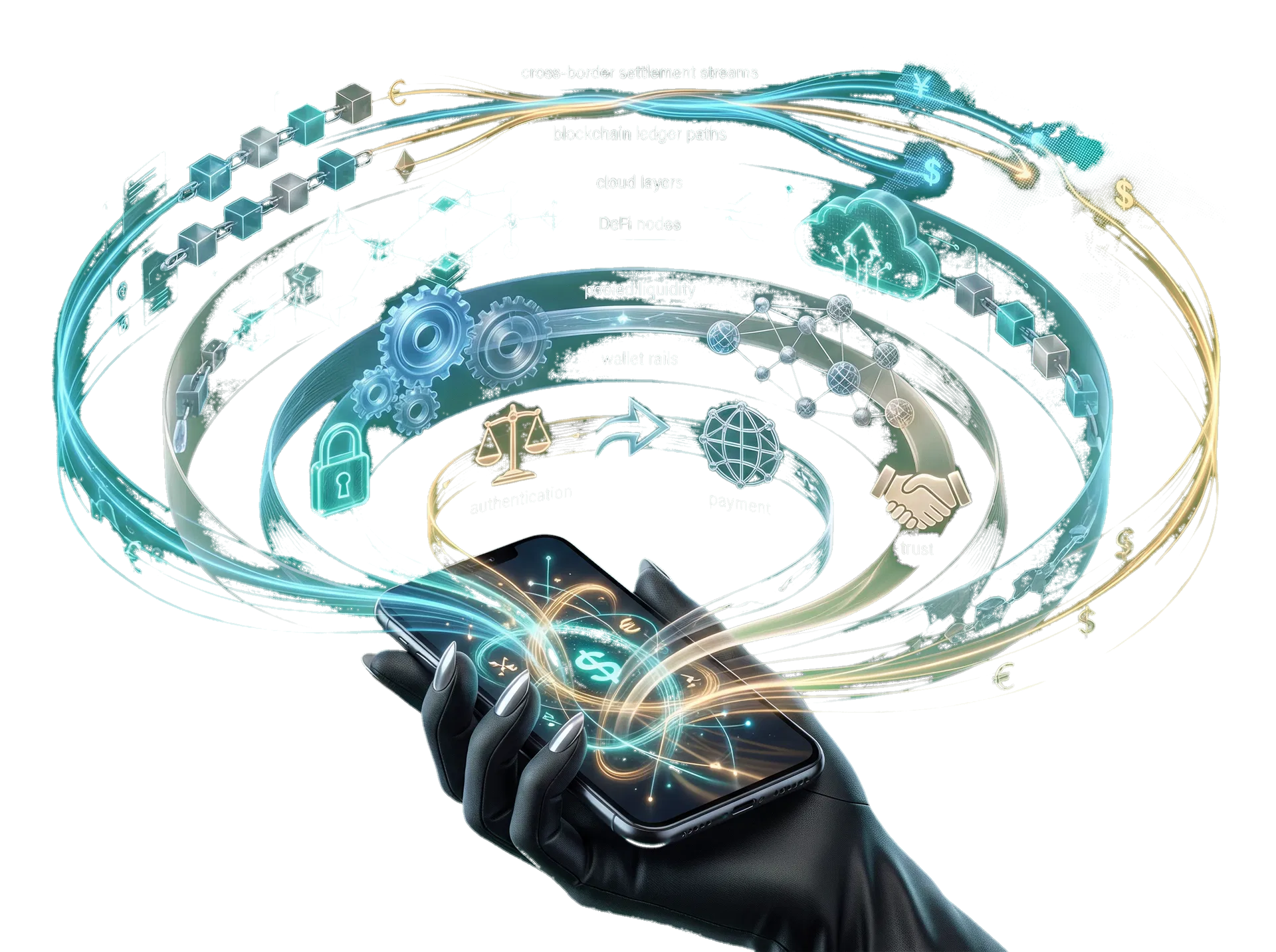 Smartphone wallet as real economy interface