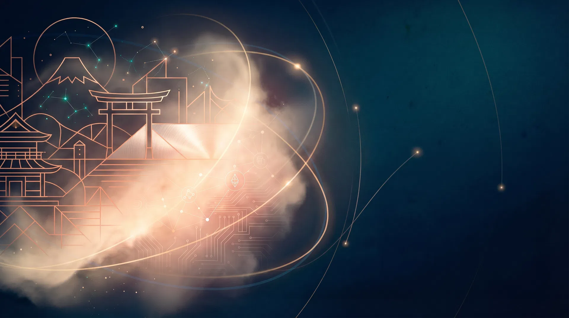 YUSUKEKUSUYAMAの構造思想を表現したヒーロービジュアル