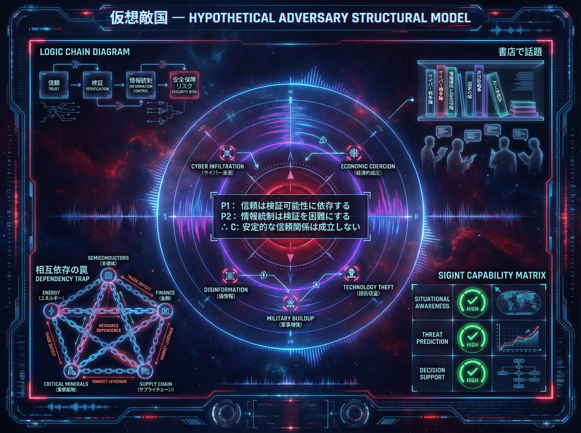 仮想敵国 — Hypothetical Adversary Structural Model