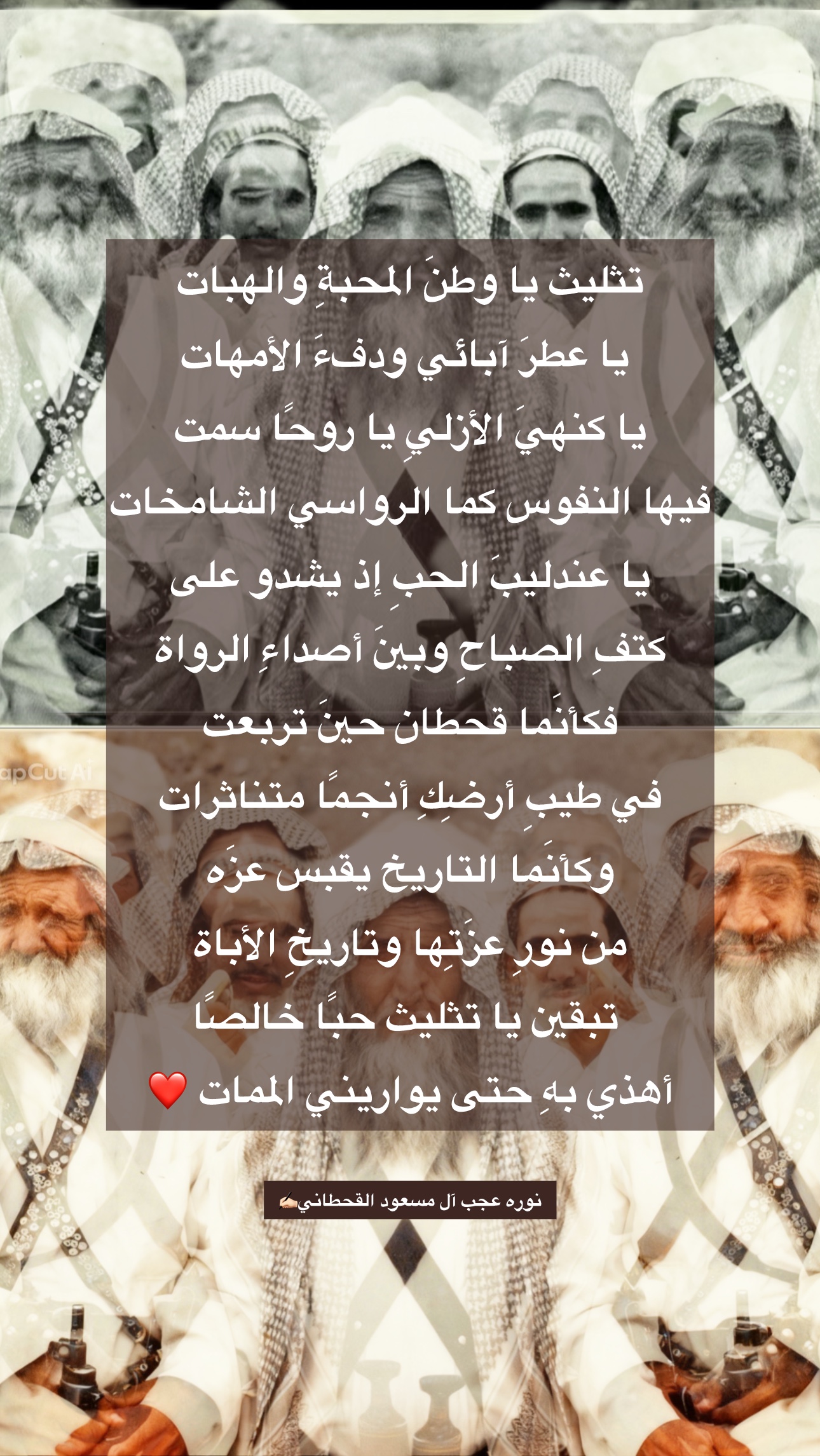 قصيدة بعنوان: وطن المحبة