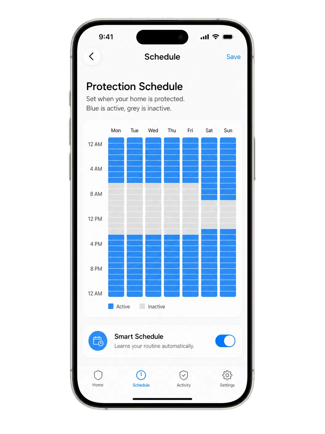 Kevin app schedule