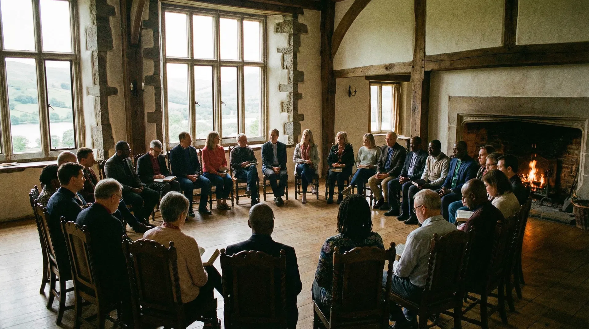 Church leaders gathered in a historic Cumbrian hall for a day of worship and discipleship training