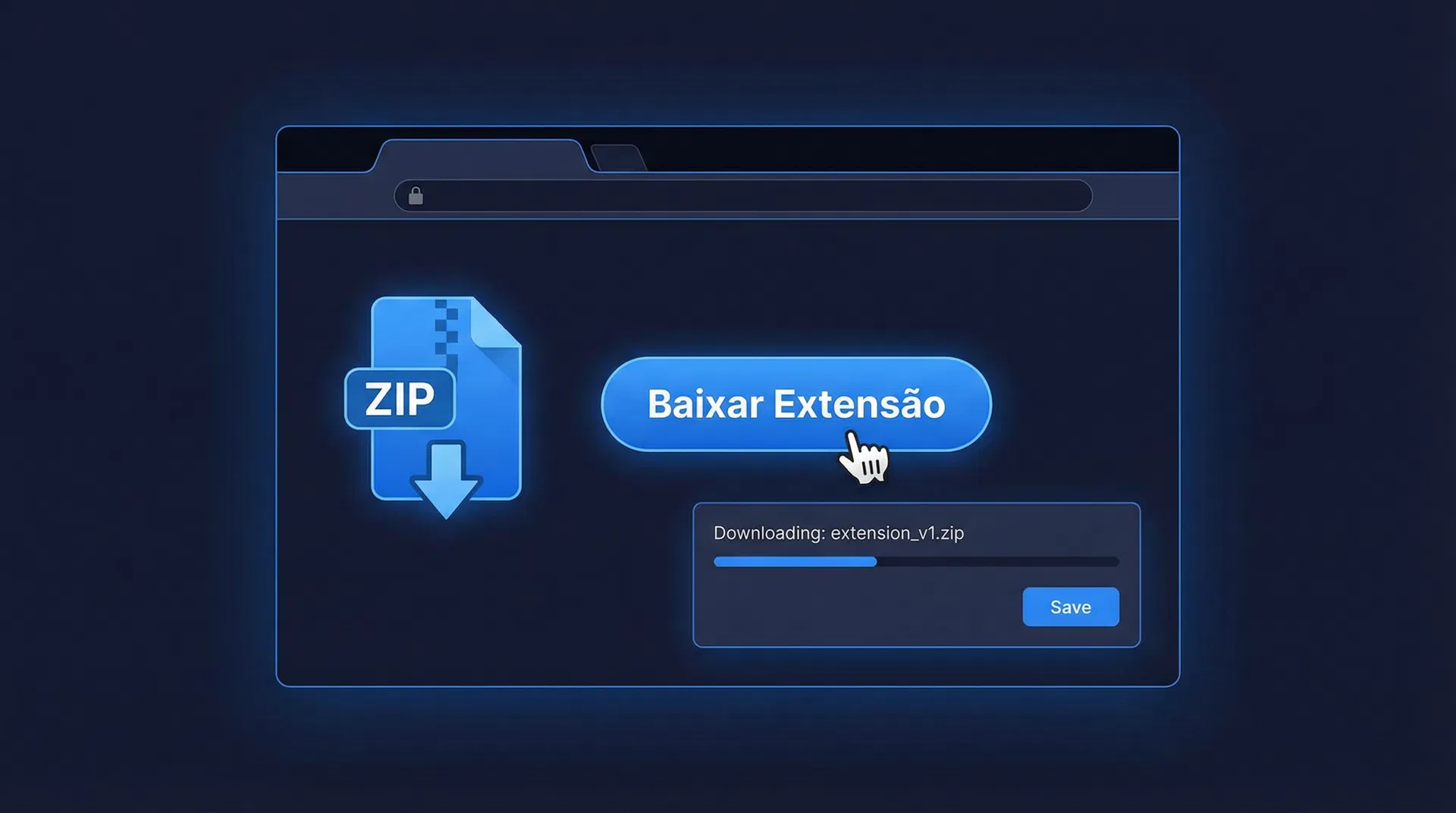 Baixar a Extensão
