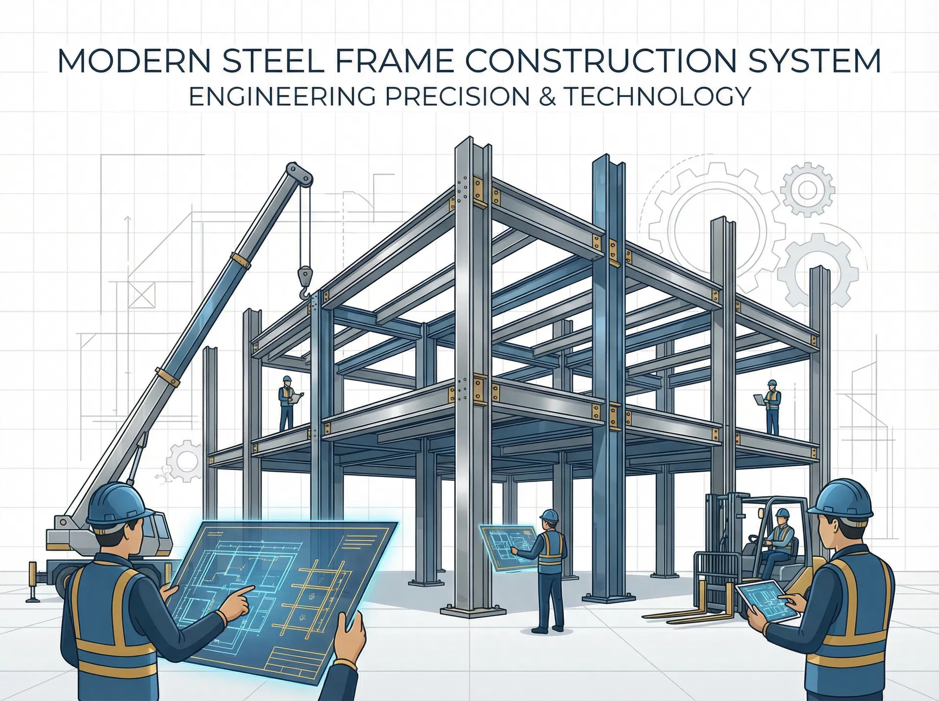 Steel Frame: Tecnologia e Precisão na Construção Moderna