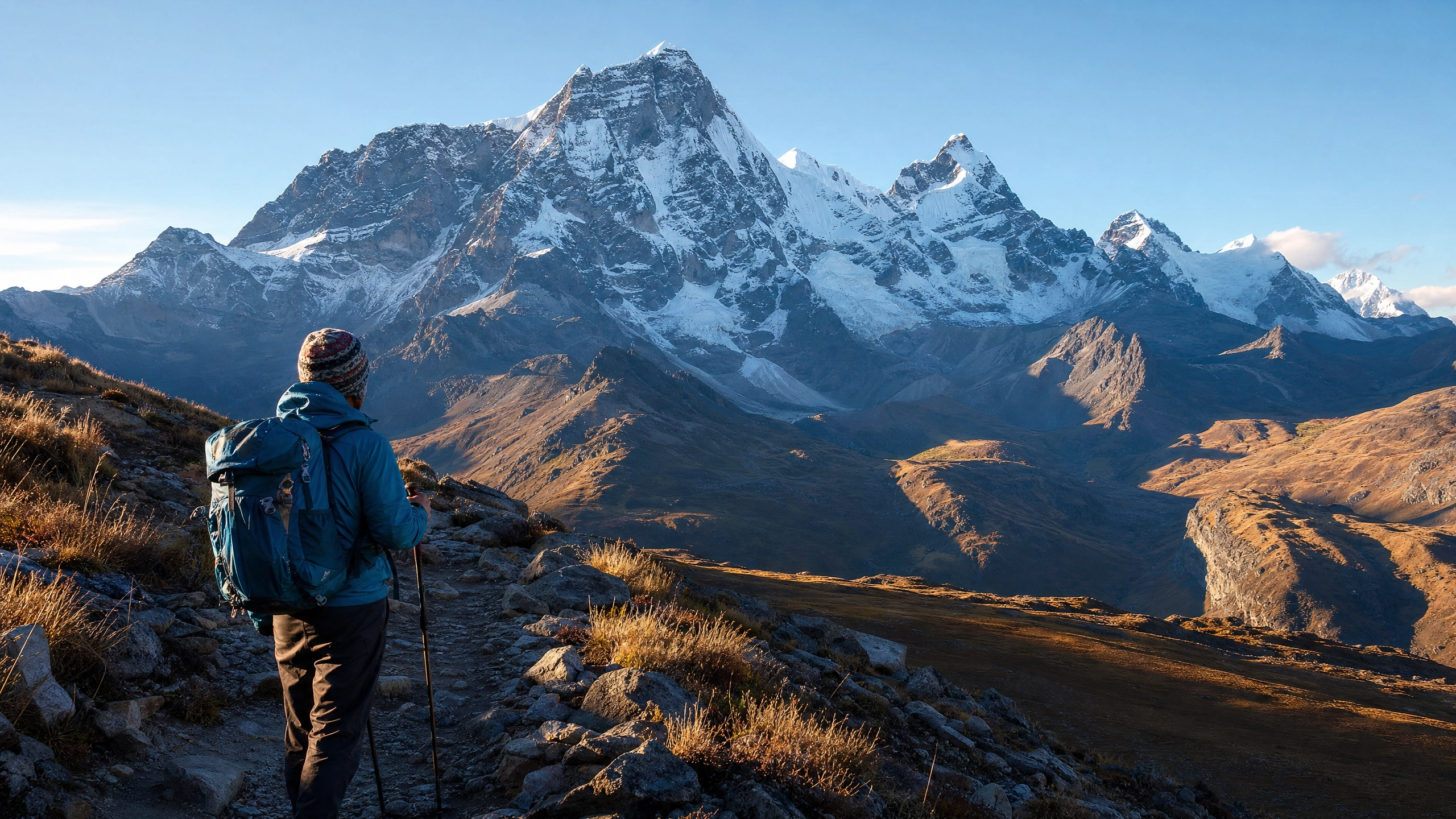 Bolivien Trekking: Wanderer in der Cordillera Real auf über 4.000m – die schönsten Routen abseits der Touristenpfade