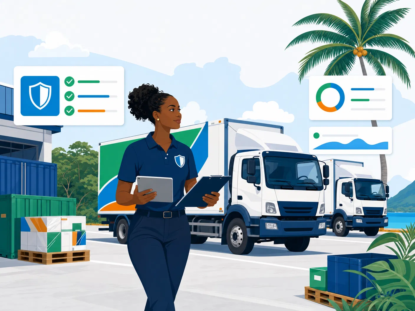 Illustration KARISQ — Audit Flash Transport & Logistique