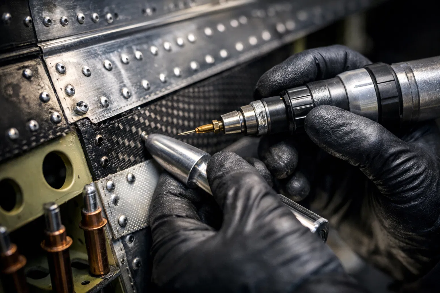 Aircraft repair work