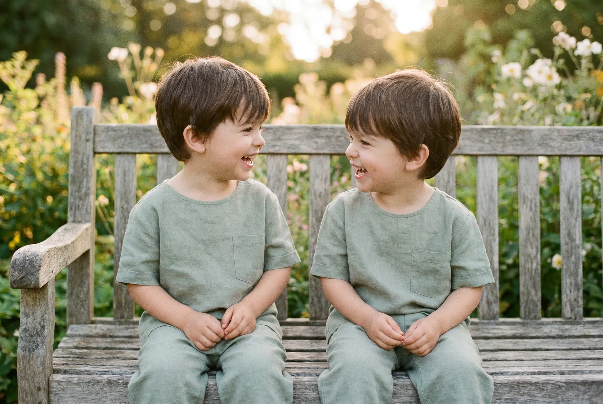The twin brothers โ inseparable from the start