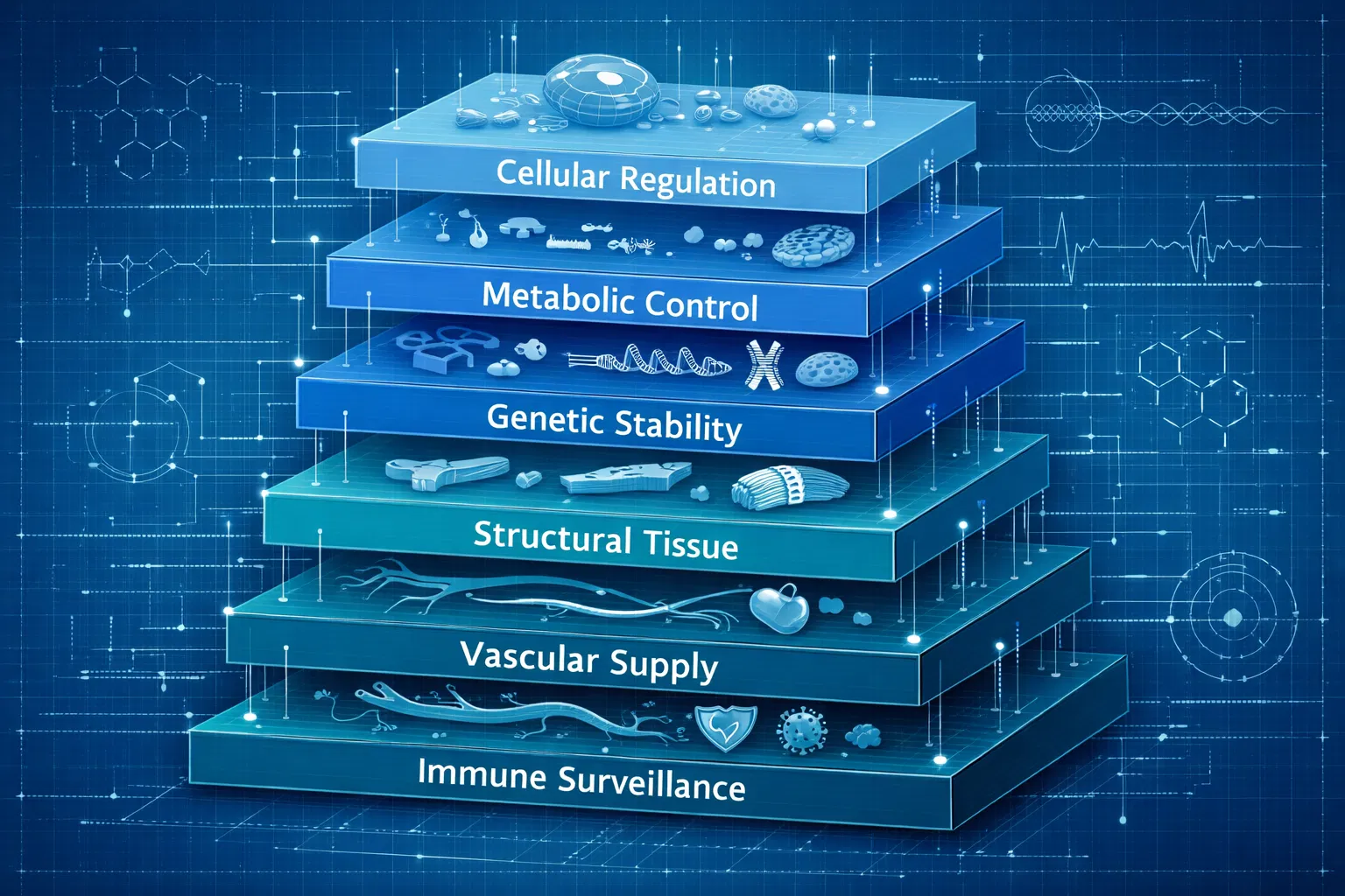 6-layer cancer modulation framework