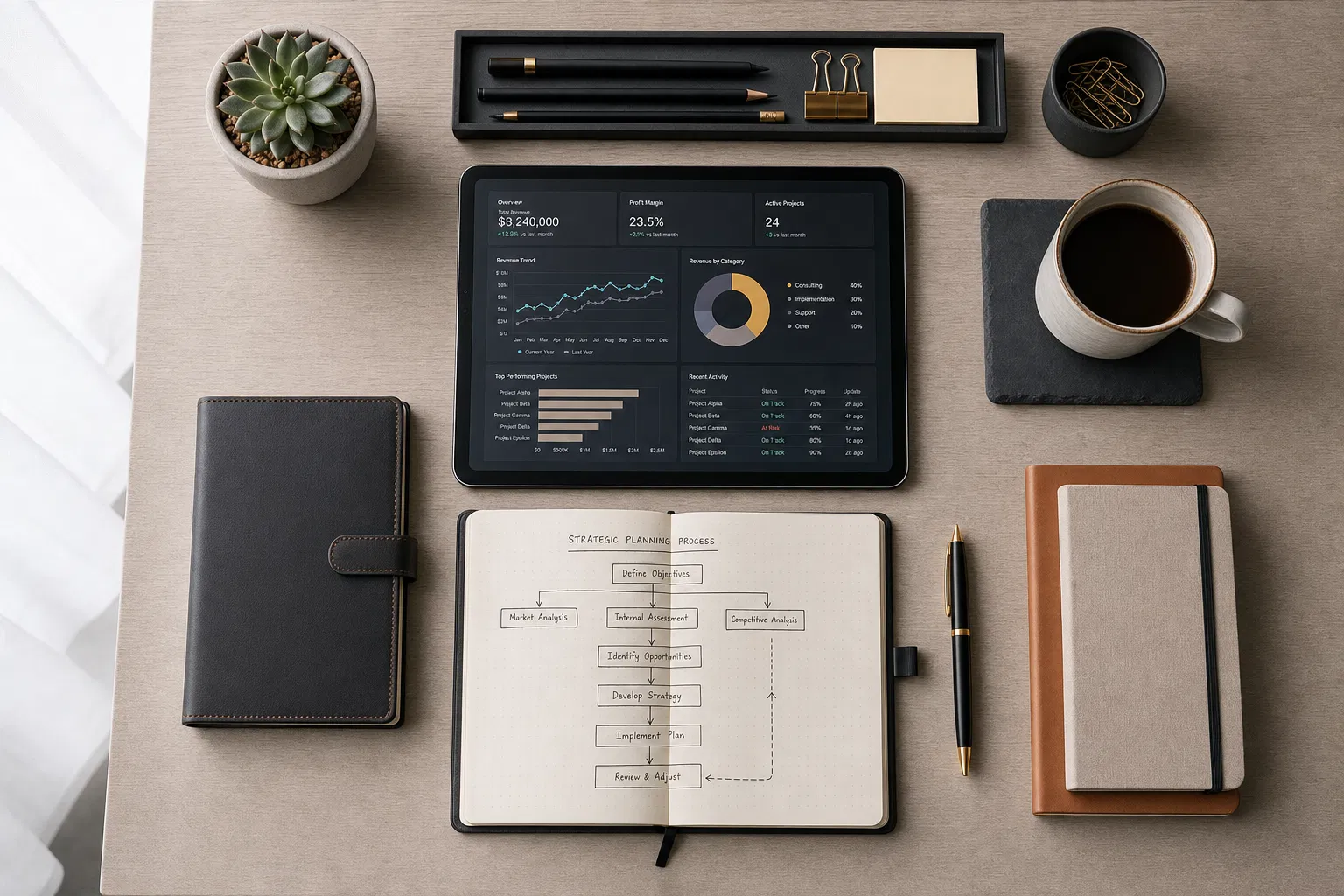 Método de trabalho — organização e planejamento estratégico