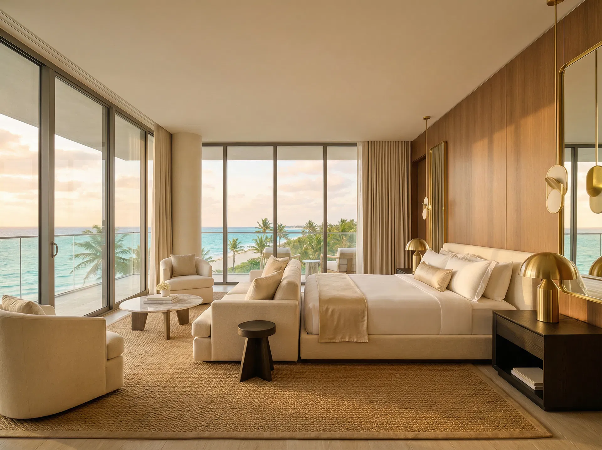 Interior de hotel de luxo