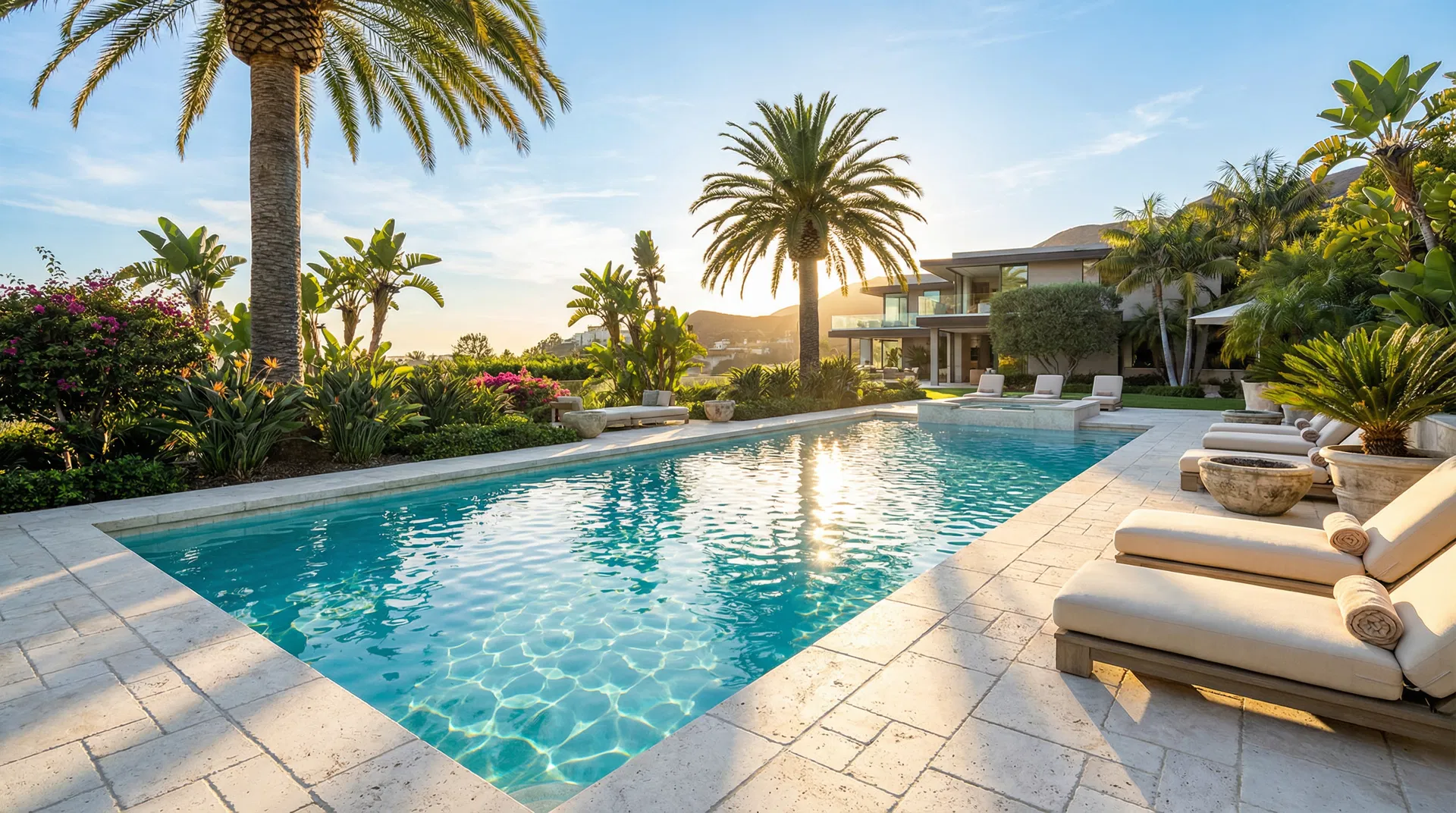 Luxury California pool