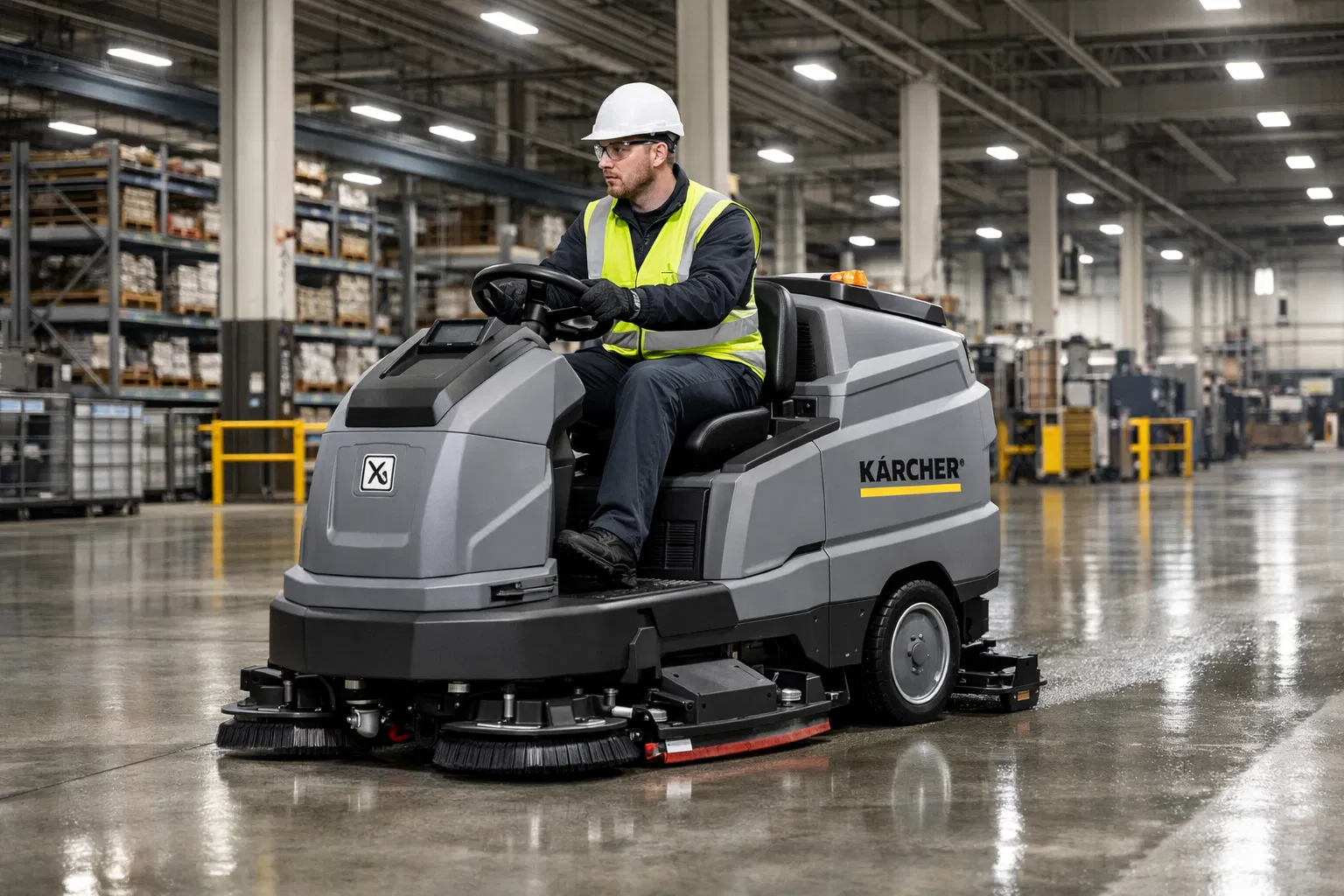 Оператор на поломоечной машине