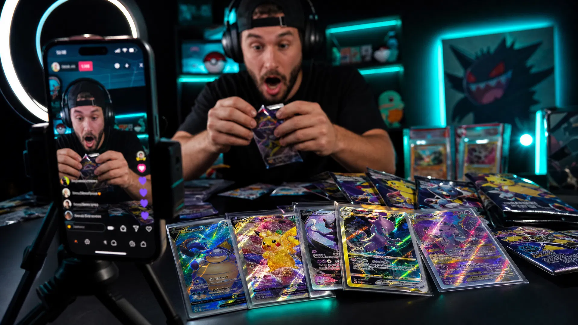 TikTok live pack opening