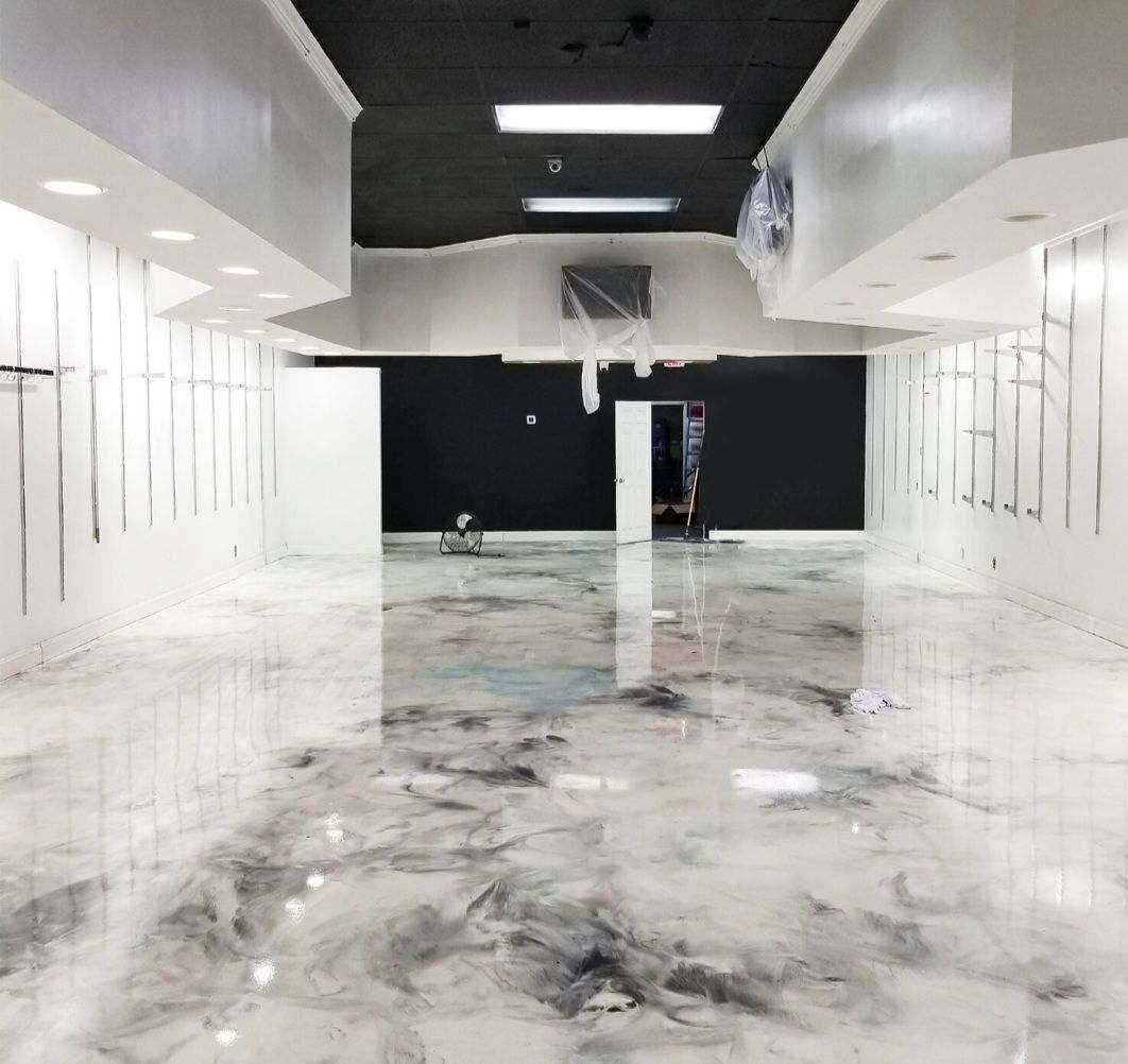 Metallic 3 - concrete project by Mitchell Concrete LLC in Pierce County