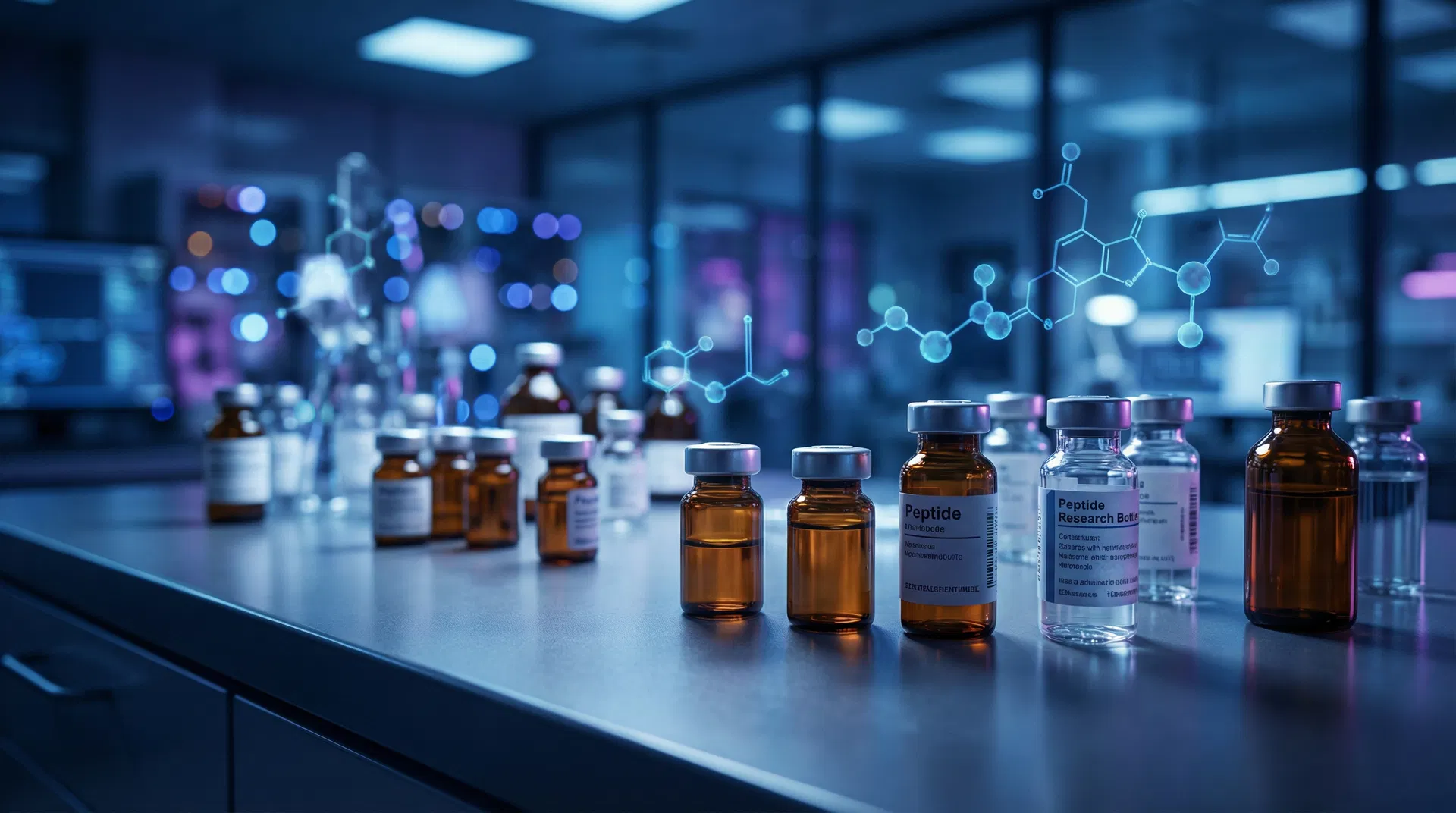 Peptide research laboratory