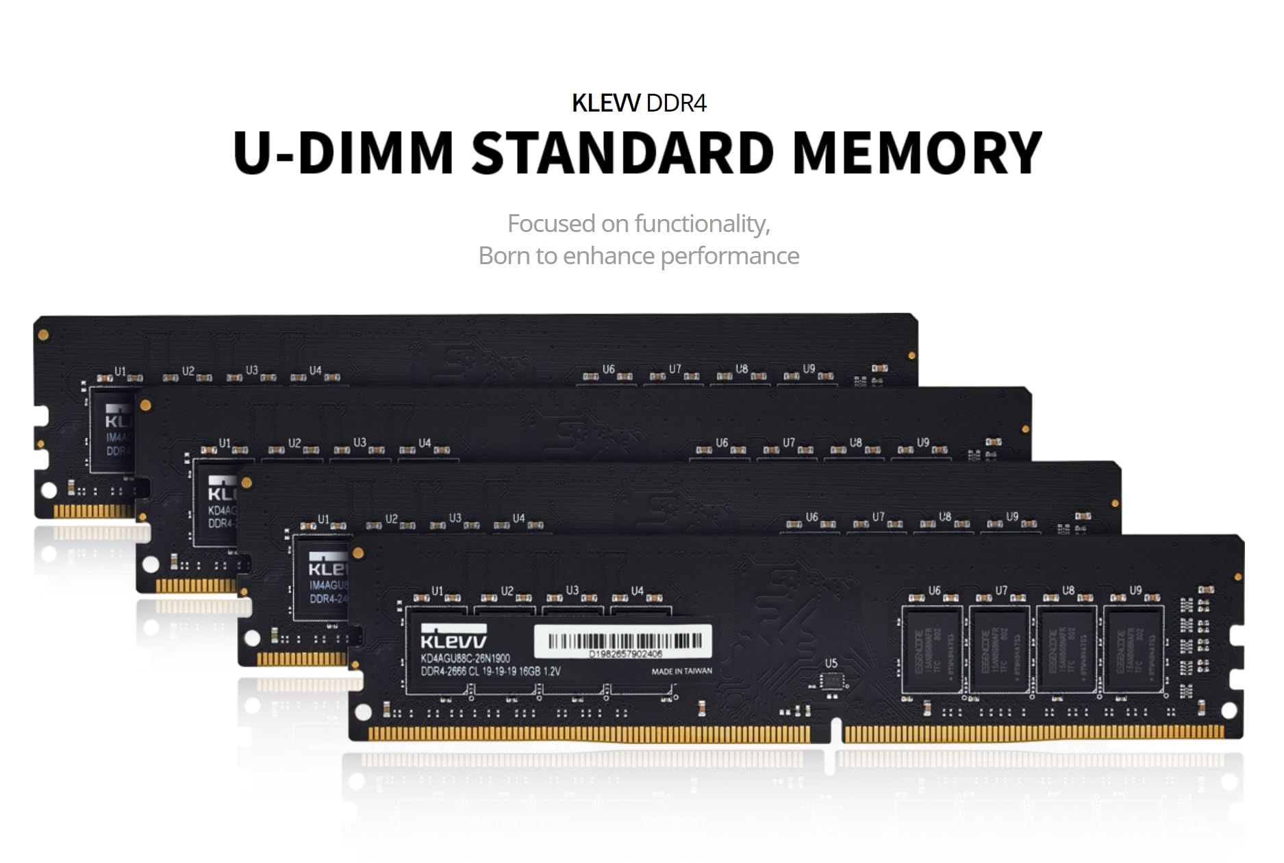 قطعة رام 8GB DDR4 3200Mhz من ماركة KLEVV
